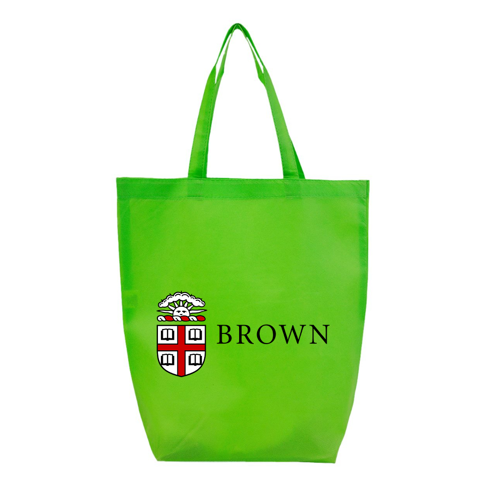 Brown University Q-Tees Non-Woven Gusset Bottom Tote