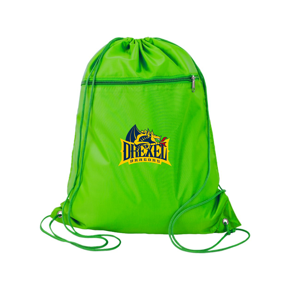 Drexel Dragons Q-Tees - Polyester Cinchpack
