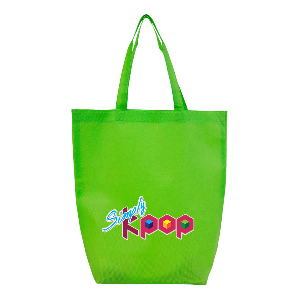 Simply Kpop  Q-Tees Non-Woven Gusset Bottom Tote