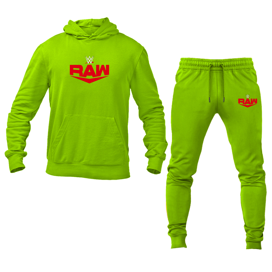 Men's  WWE Raw   Hoodie Joggers Set