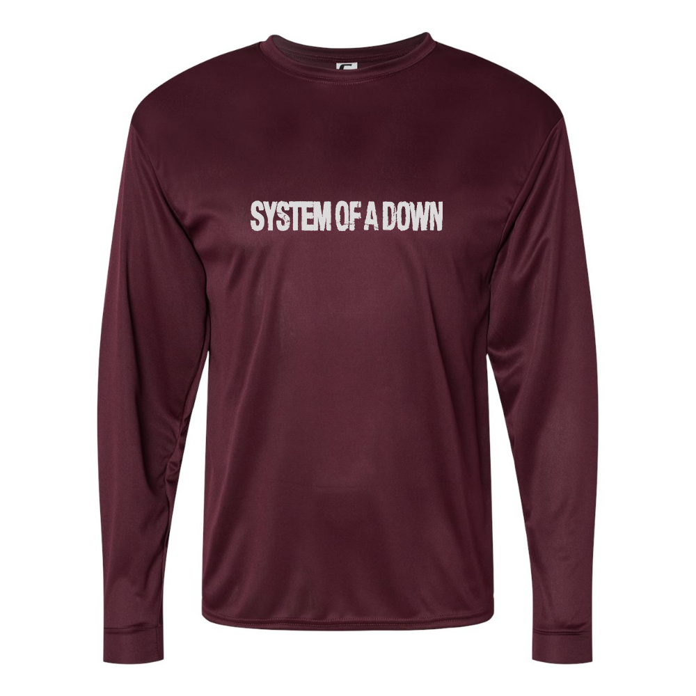 Men's System Of A Down Performance Long Sleeve T-Shirt