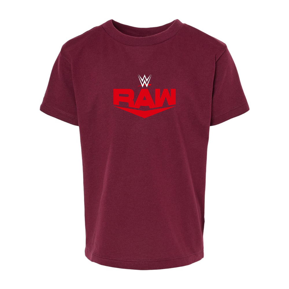 WWE Raw  BELLA  CANVAS Toddler Jersey Tee