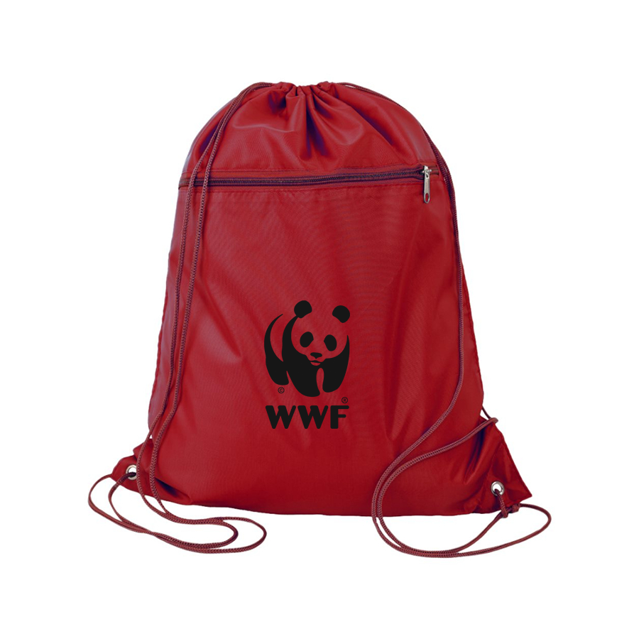 WWF Q-Tees - Polyester Cinchpack