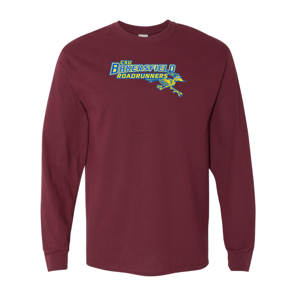 Men's  CSU-Bakersfield Roadrunners Gildan Heavy Cotton Long Sleeve T-Shirt