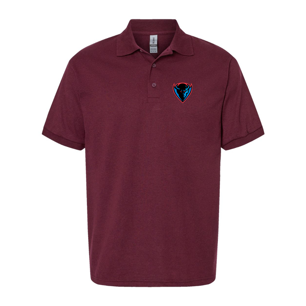 Men's DePaul Blue Demons Dry Blend Jersey Polo