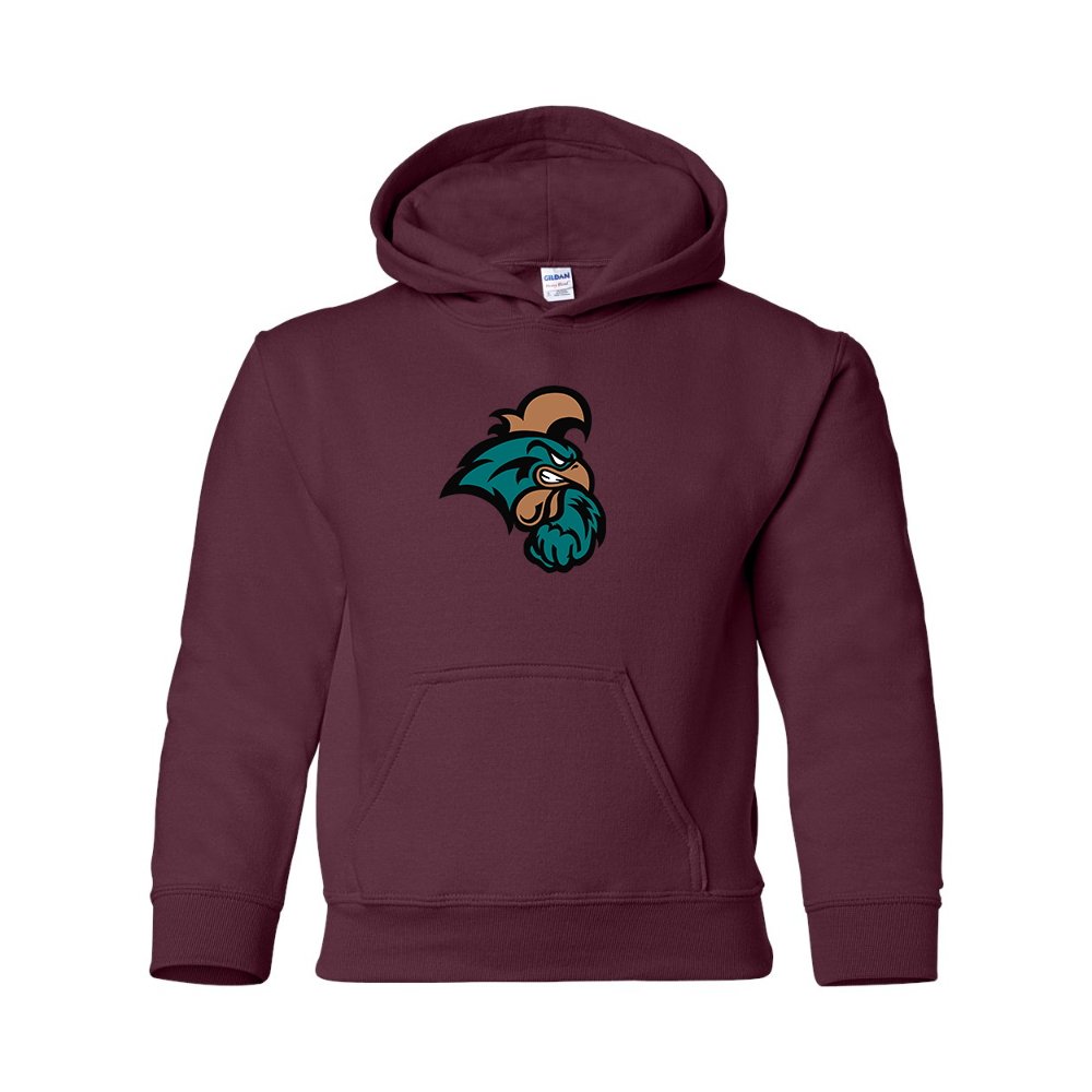 Youth  Coastal Carolina Chanticleers Gildan Heavy Blend  Hooded Sweatshirt