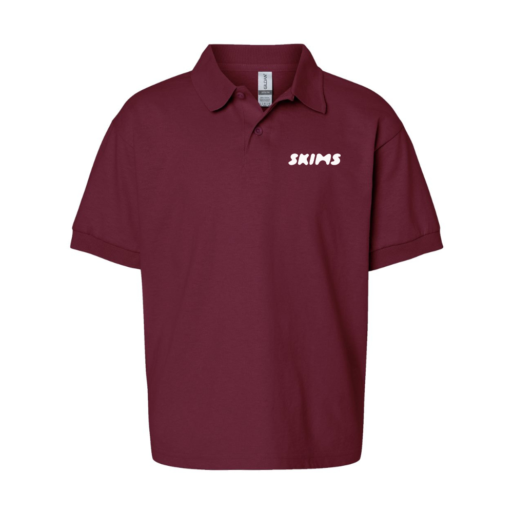Youth  Skims Gildan Dry Blend Jersey Polo