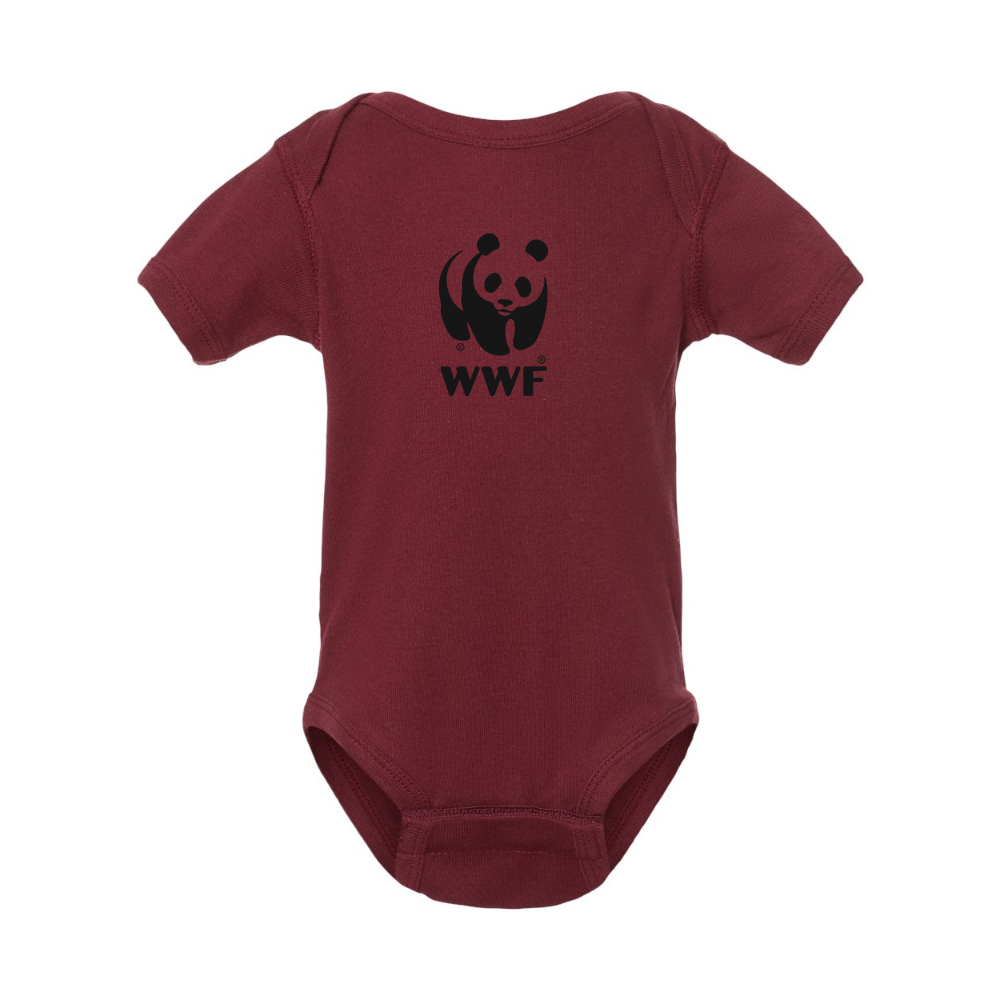 WWF  Rabbit Skins Infant Baby Rib Bodysuit