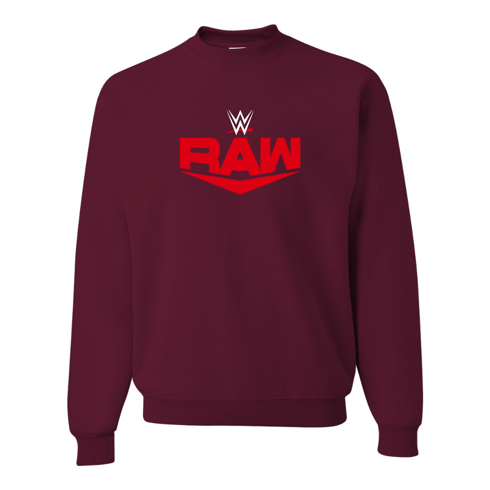 Men's  WWE Raw JERZEES NuBlend Crewneck Sweatshirt