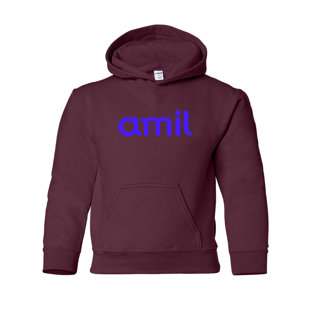Youth   Amil  Gildan Heavy Blend  Hooded Sweatshirt