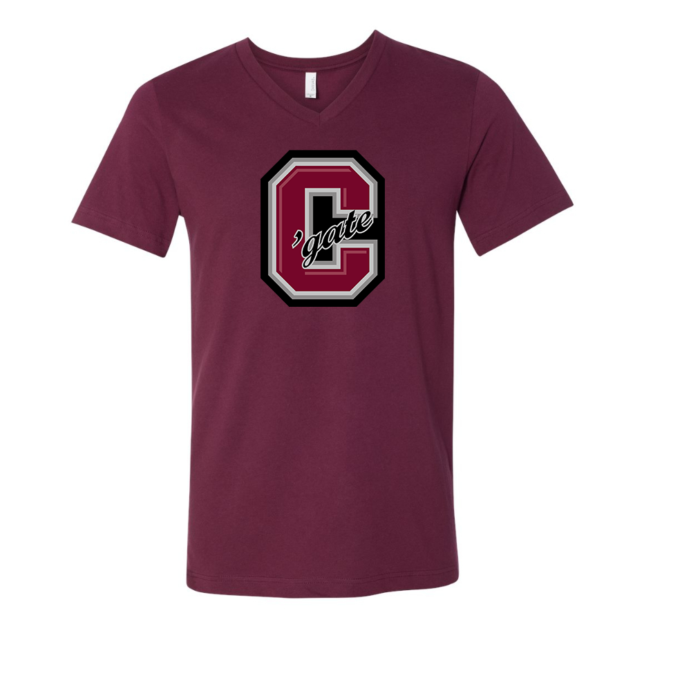Colgate Raiders BELLA  CANVAS - Jersey V-Neck T-Shirt