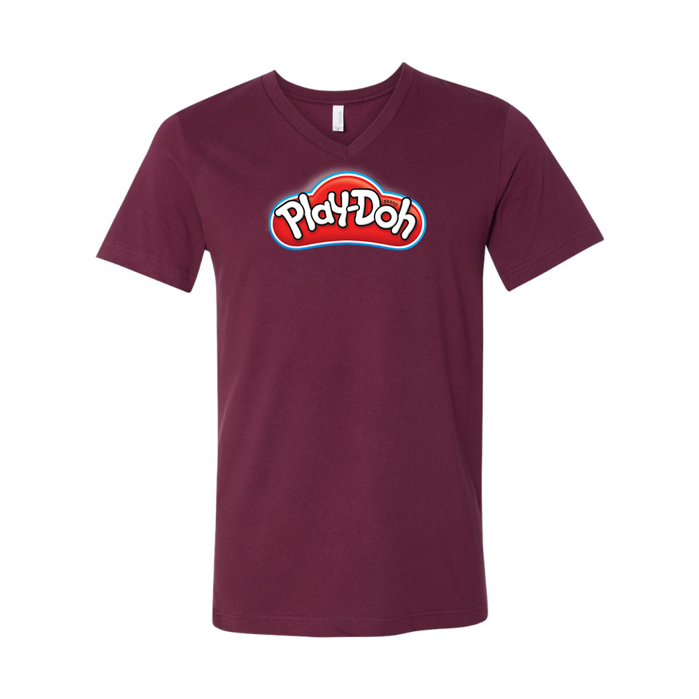 Play Doh BELLA  CANVAS - Jersey V-Neck T-Shirt