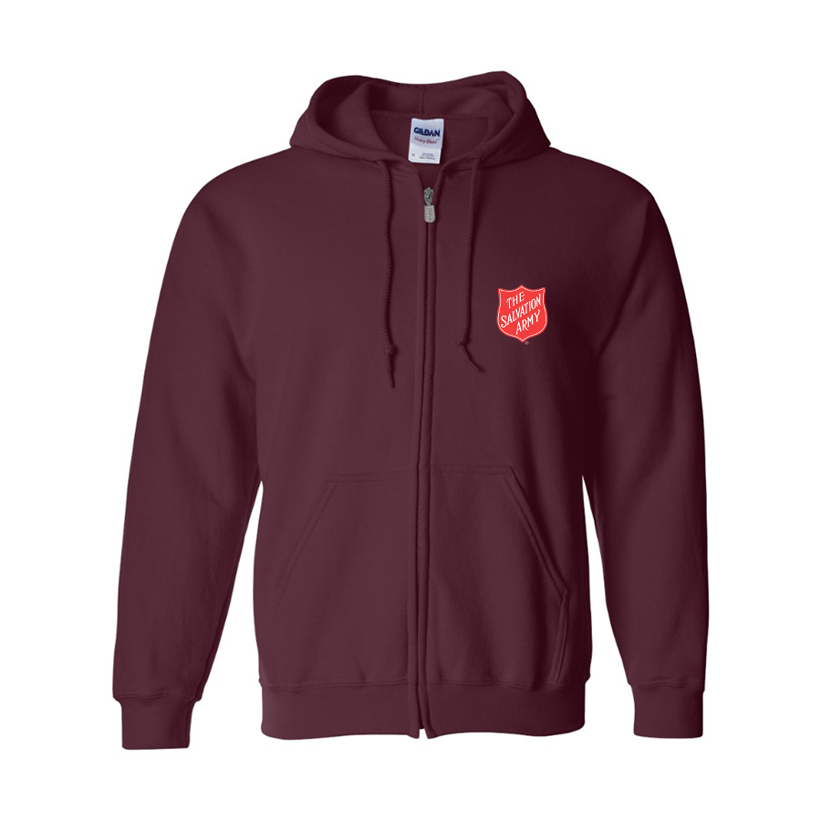 Men's The Salvation Army Gildan  Heavy Blend Full Zip Hooded Sweatshirt