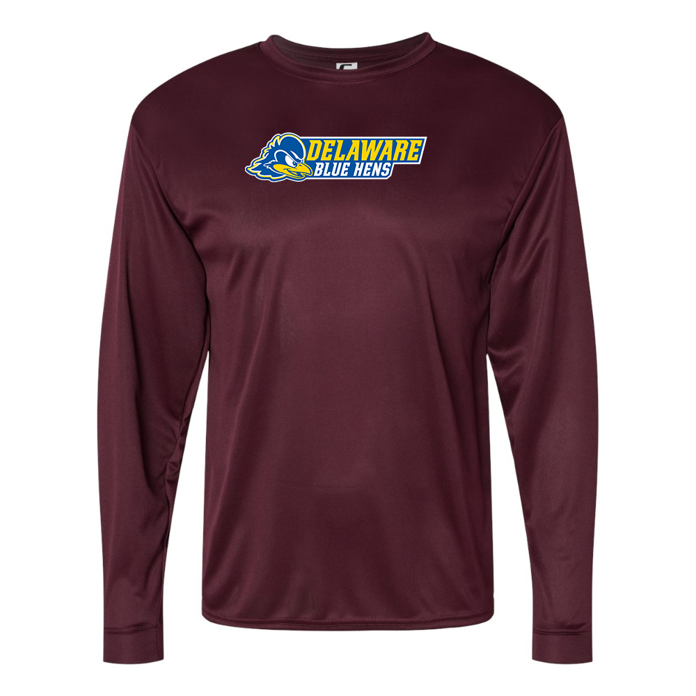 Men's Delaware Blue Hens Performance Long Sleeve T-Shirt