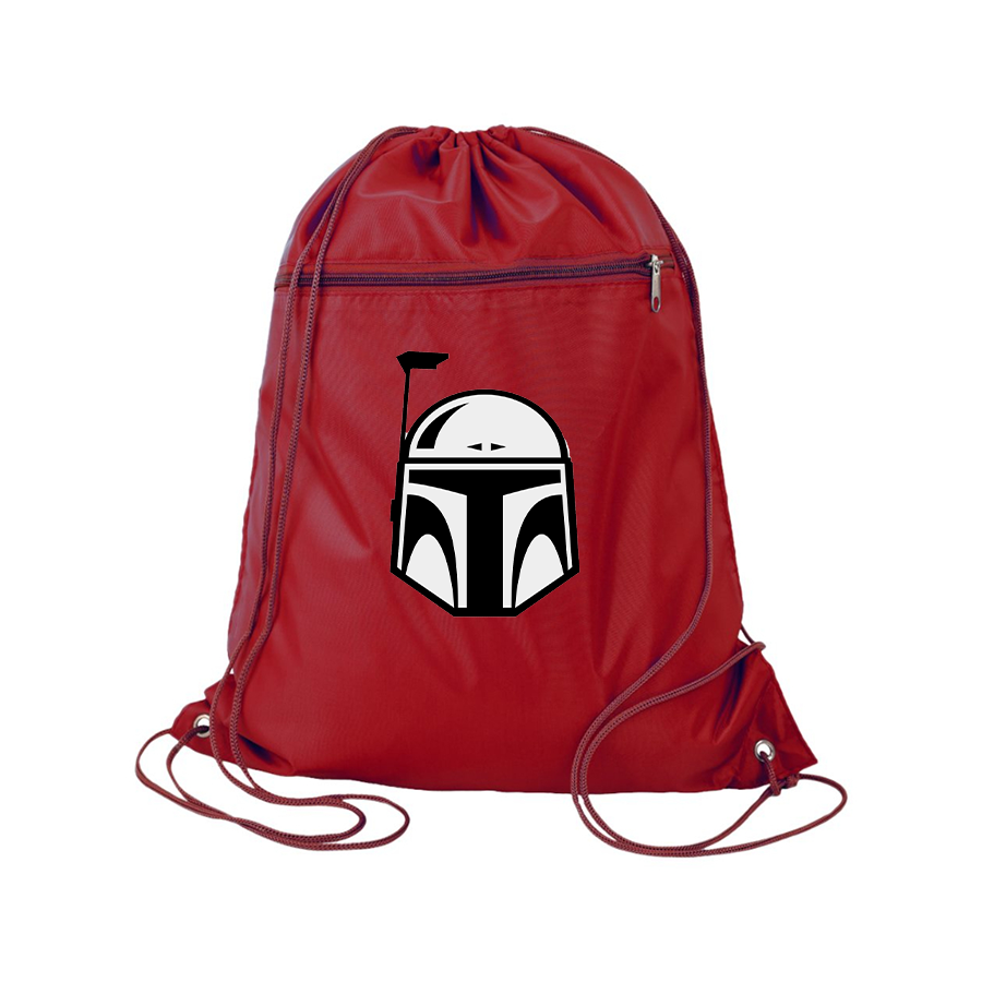 Star Wars Boba Fett Helmet Q-Tees - Polyester Cinchpack