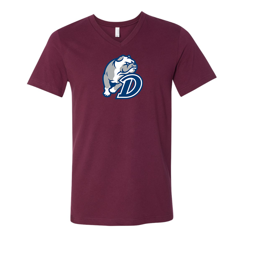 Drake Bulldogs BELLA  CANVAS - Jersey V-Neck T-Shirt