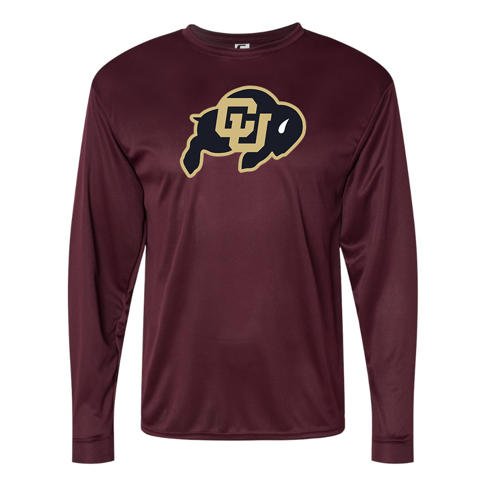Men's Colorado Buffaloes Performance Long Sleeve T-Shirt
