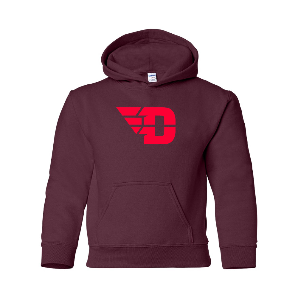 Youth  Dayton Flyers Gildan Heavy Blend  Hooded Sweatshirt