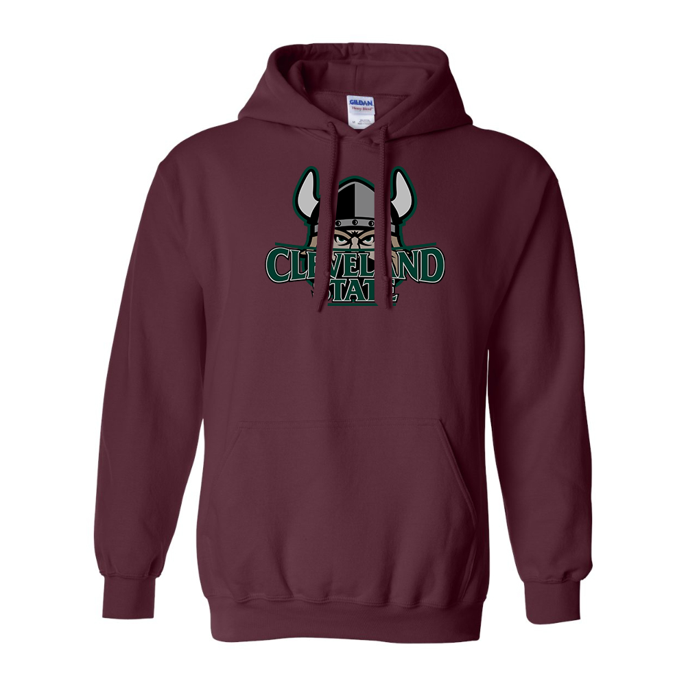 Men's Cleveland State Vikings  Gildan  Heavy Blend Hooded Sweatshirt