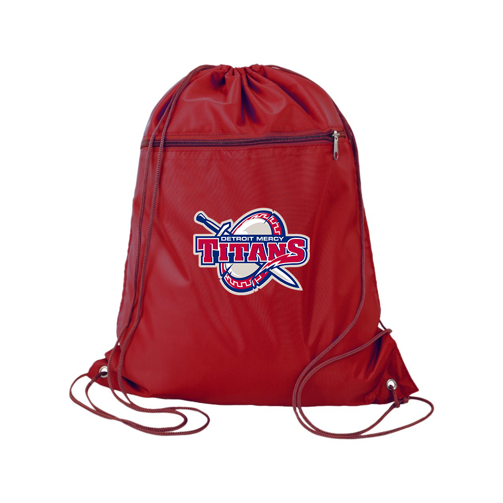 Detroit Titans Q-Tees - Polyester Cinchpack