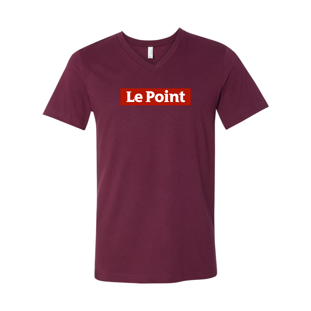 Le Point BELLA  CANVAS - Jersey V-Neck T-Shirt
