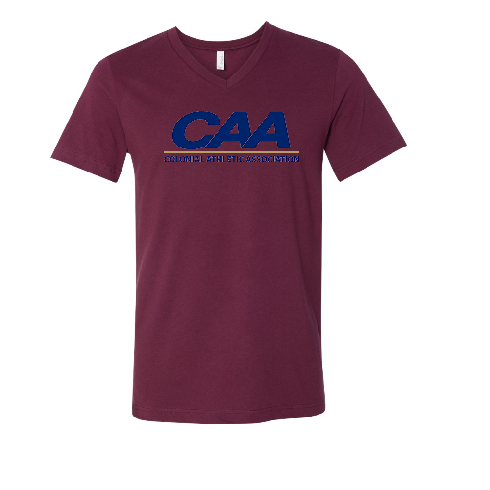 Colonial Athletic Association BELLA  CANVAS - Jersey V-Neck T-Shirt