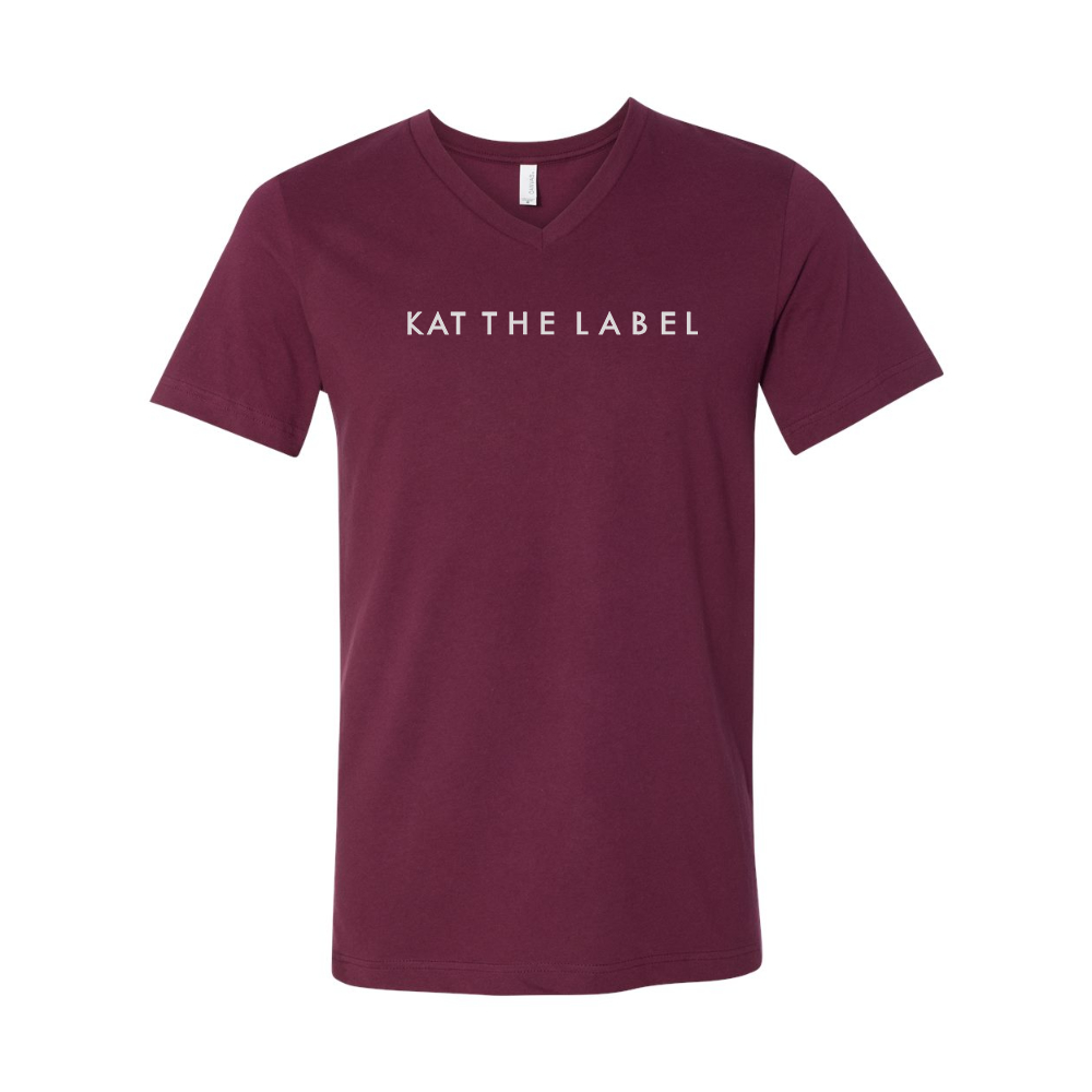 Kat The Label BELLA  CANVAS - Jersey V-Neck T-Shirt