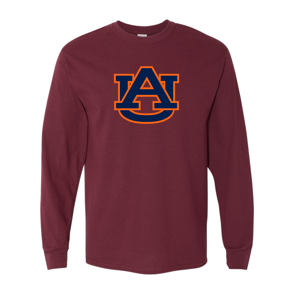 Men's  Auburn Tigers  Gildan Heavy Cotton Long Sleeve T-Shirt