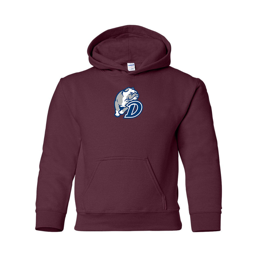 Youth Drake Bulldogs  Gildan Heavy Blend  Hooded Sweatshirt