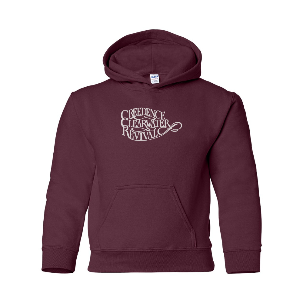 Youth Creedence Clearwater Revival Gildan Heavy Blend  Hooded Sweatshirt