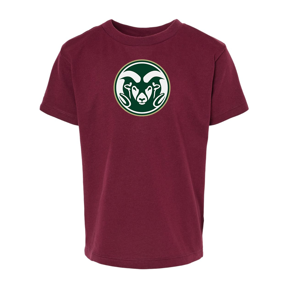 Colorado State Rams BELLA  CANVAS Toddler Jersey Tee