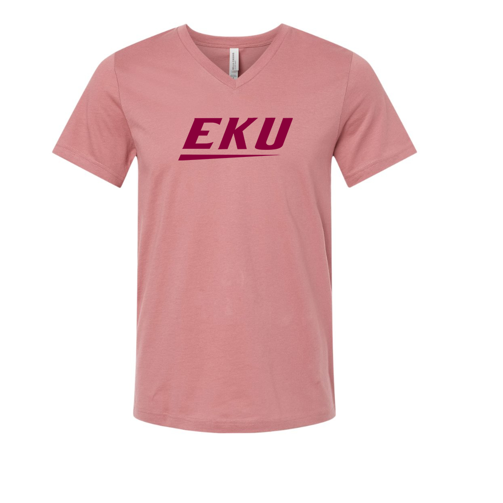 Eastern Kentucky Colonels BELLA  CANVAS - Jersey V-Neck T-Shirt
