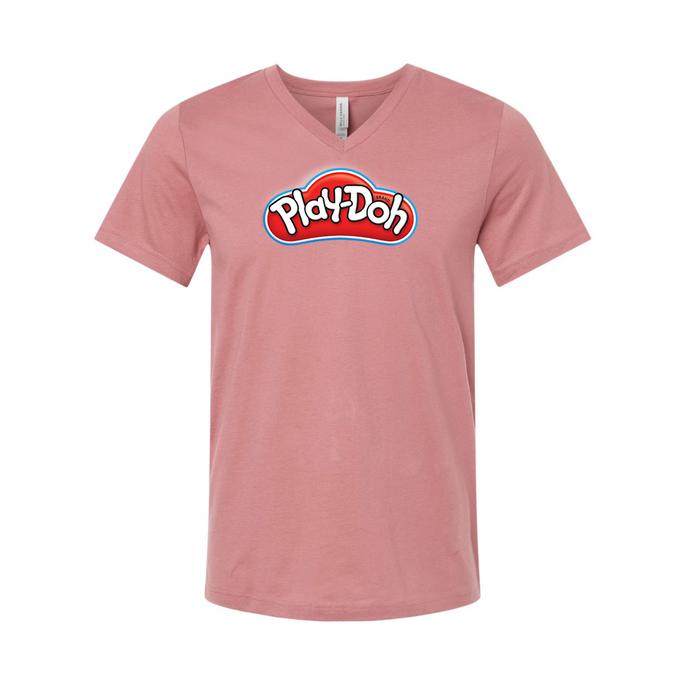 Play Doh BELLA  CANVAS - Jersey V-Neck T-Shirt
