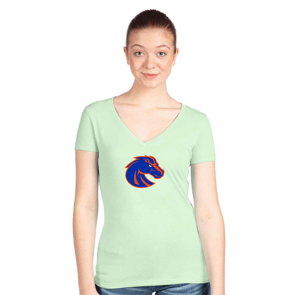 Women's Boise State Broncos   Next Level V-Neck T-Shirt