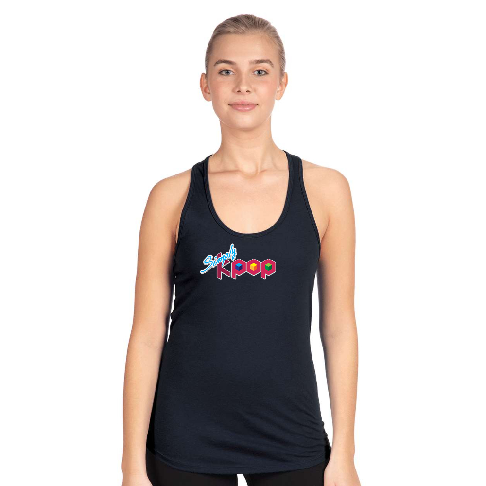 Women's  Simply Kpop Next Level Ideal Racerback Tank