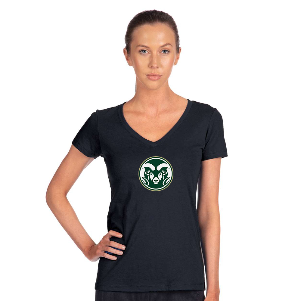 Women's Colorado State Rams Next Level V-Neck T-Shirt