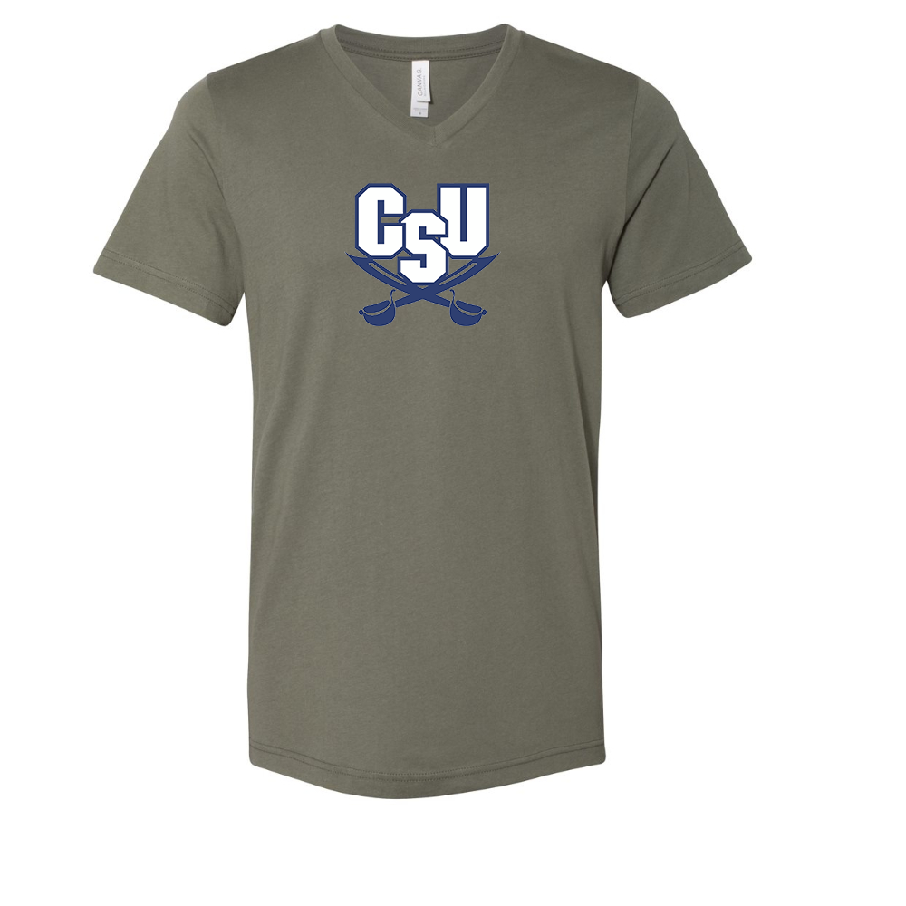 CSU Buccaneers   BELLA  CANVAS - Jersey V-Neck T-Shirt