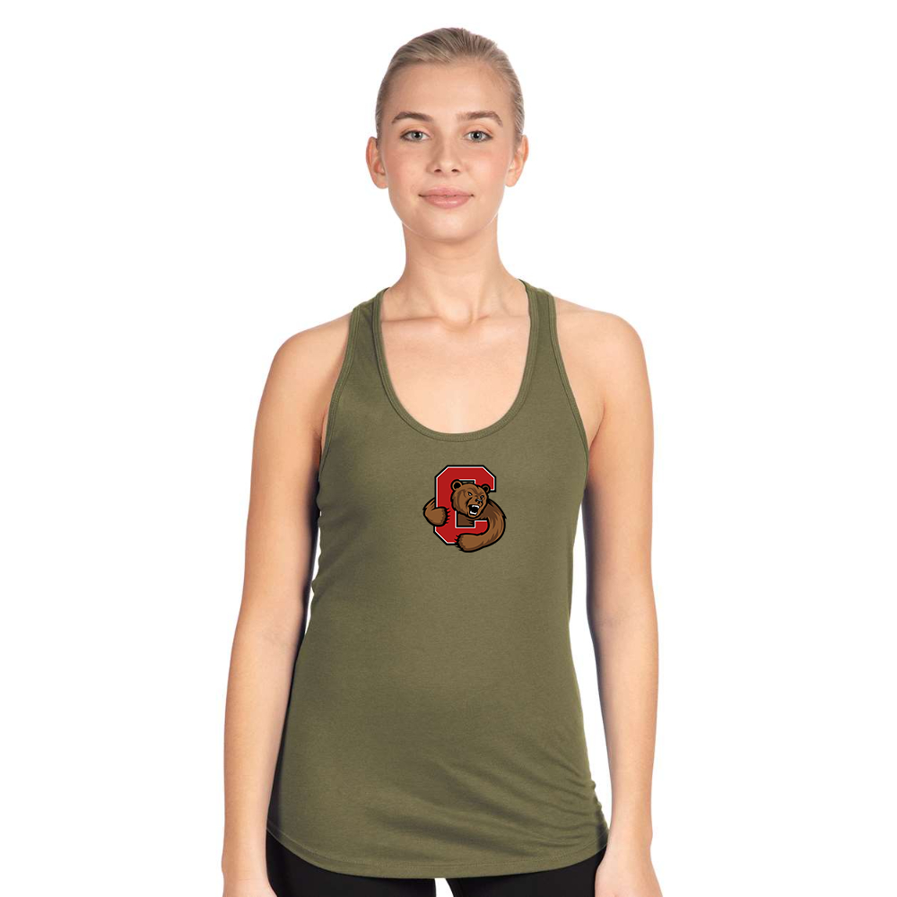 Women's  Cornell Big Red Next Level Ideal Racerback Tank