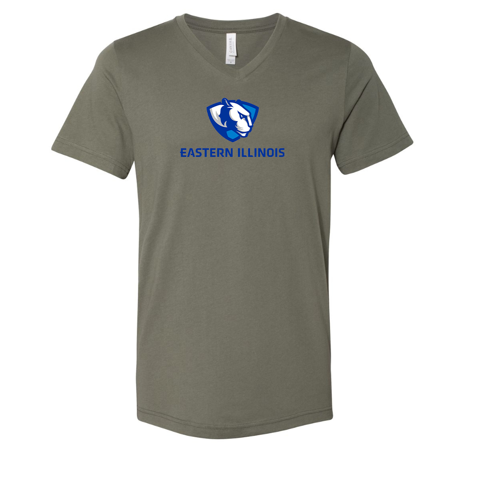 Eastern Illinois Panthers BELLA  CANVAS - Jersey V-Neck T-Shirt