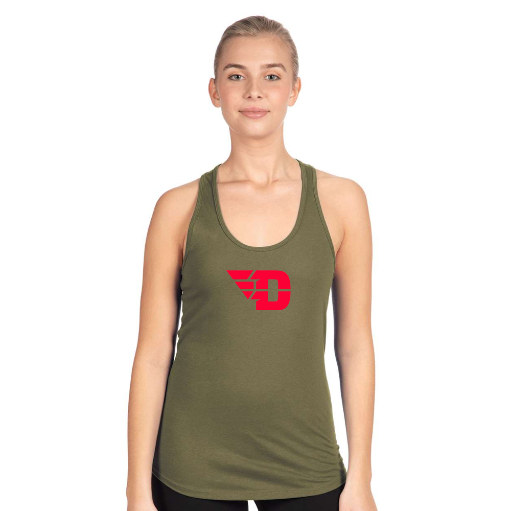 Women's Dayton Flyers  Next Level Ideal Racerback Tank