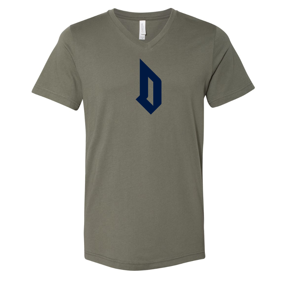 Duquesne Dukes BELLA  CANVAS - Jersey V-Neck T-Shirt