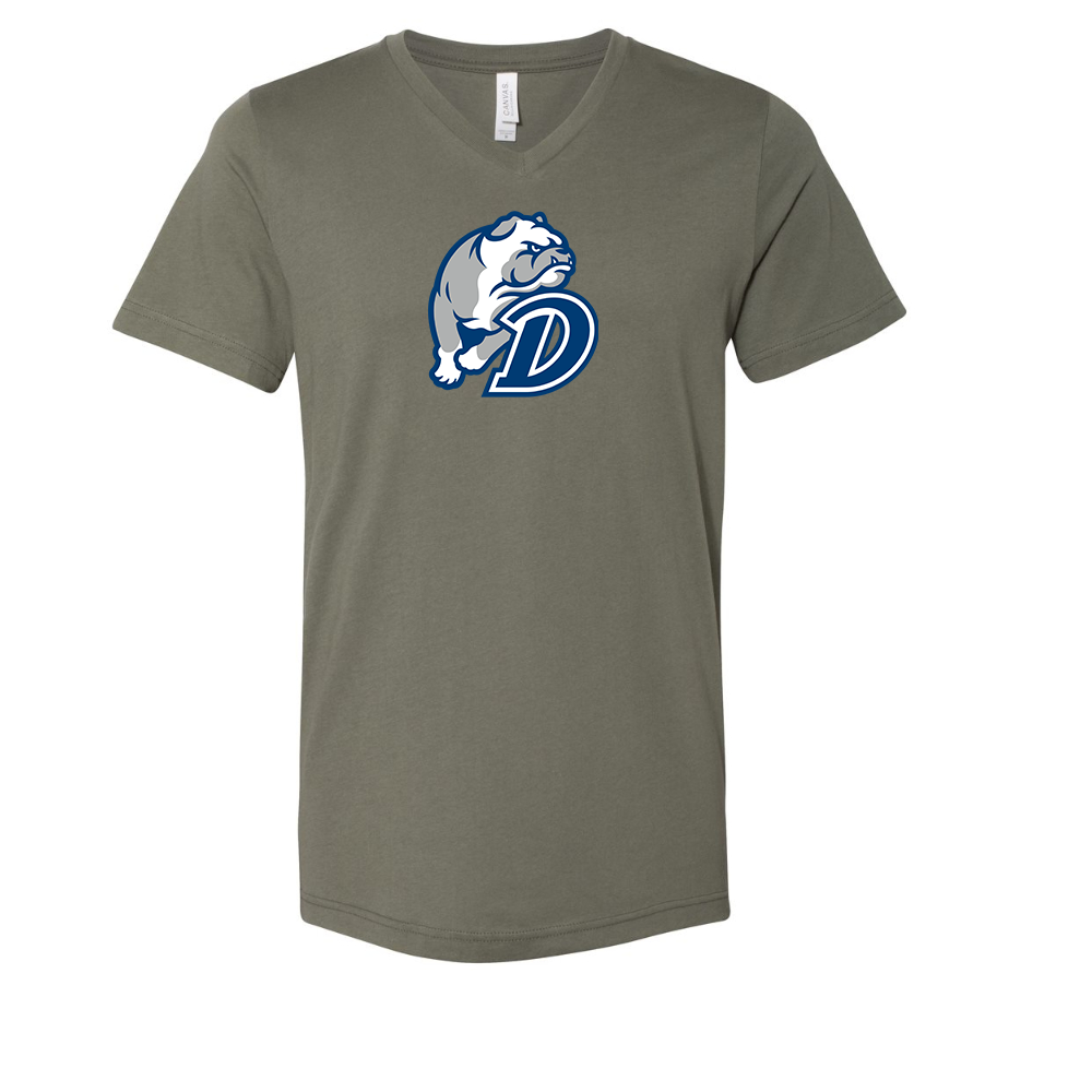 Drake Bulldogs BELLA  CANVAS - Jersey V-Neck T-Shirt