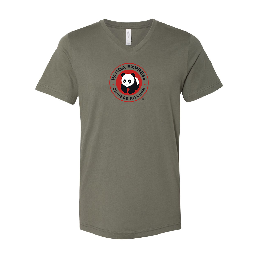 Panda Express BELLA  CANVAS - Jersey V-Neck T-Shirt