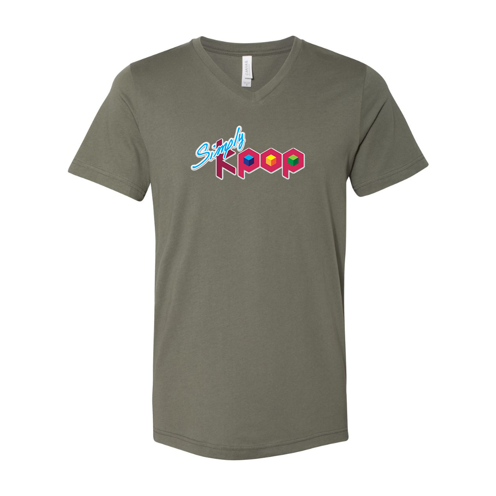 Simply Kpop BELLA  CANVAS - Jersey V-Neck T-Shirt