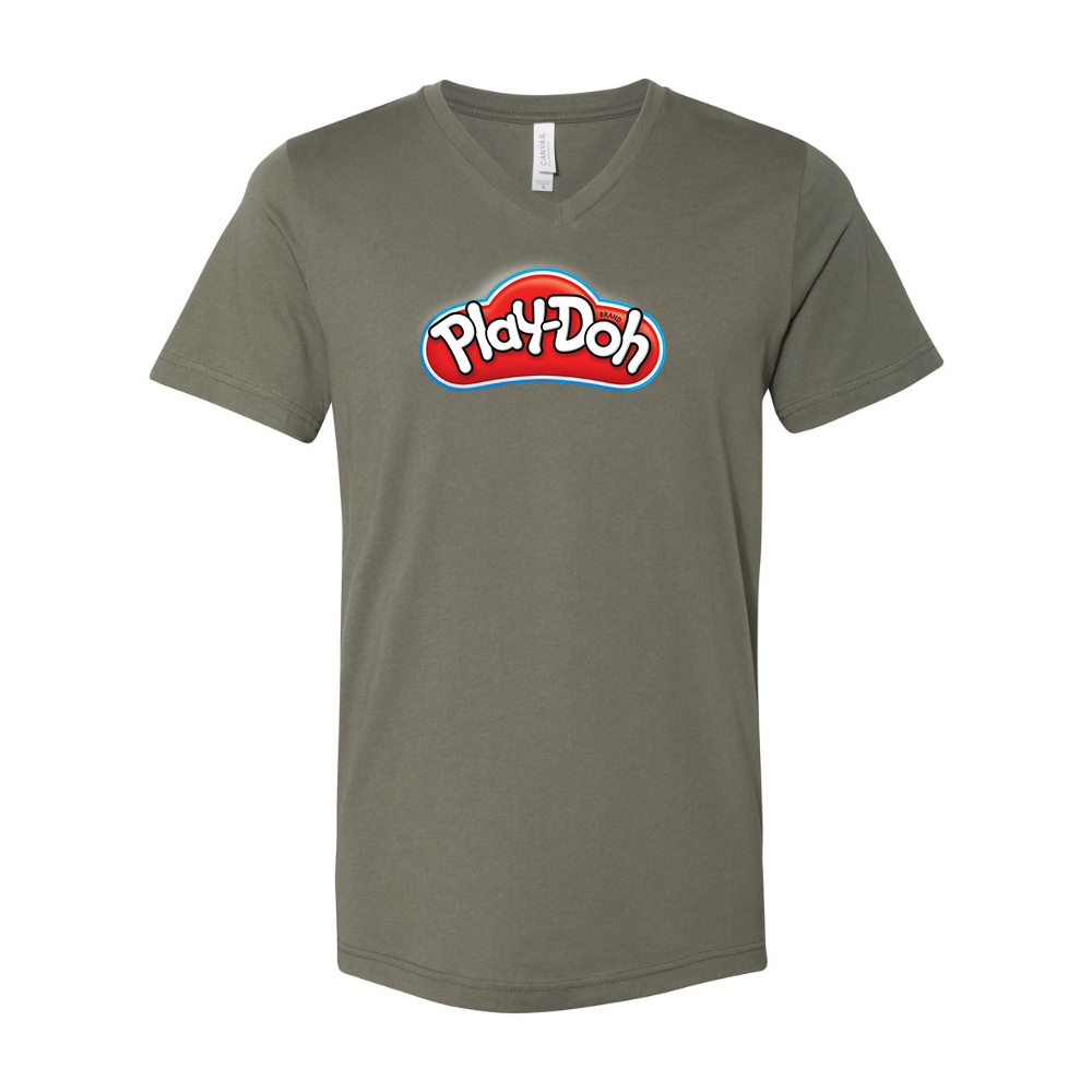 Play Doh BELLA  CANVAS - Jersey V-Neck T-Shirt