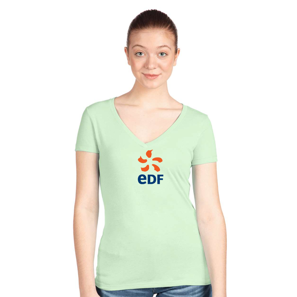 Women's Edf Next Level V-Neck T-Shirt