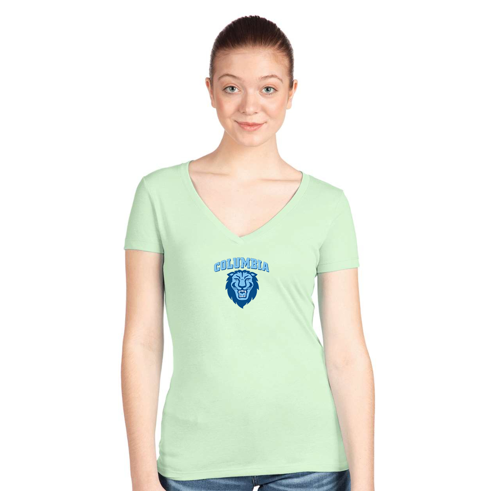 Women's  Columbia Lions Next Level V-Neck T-Shirt