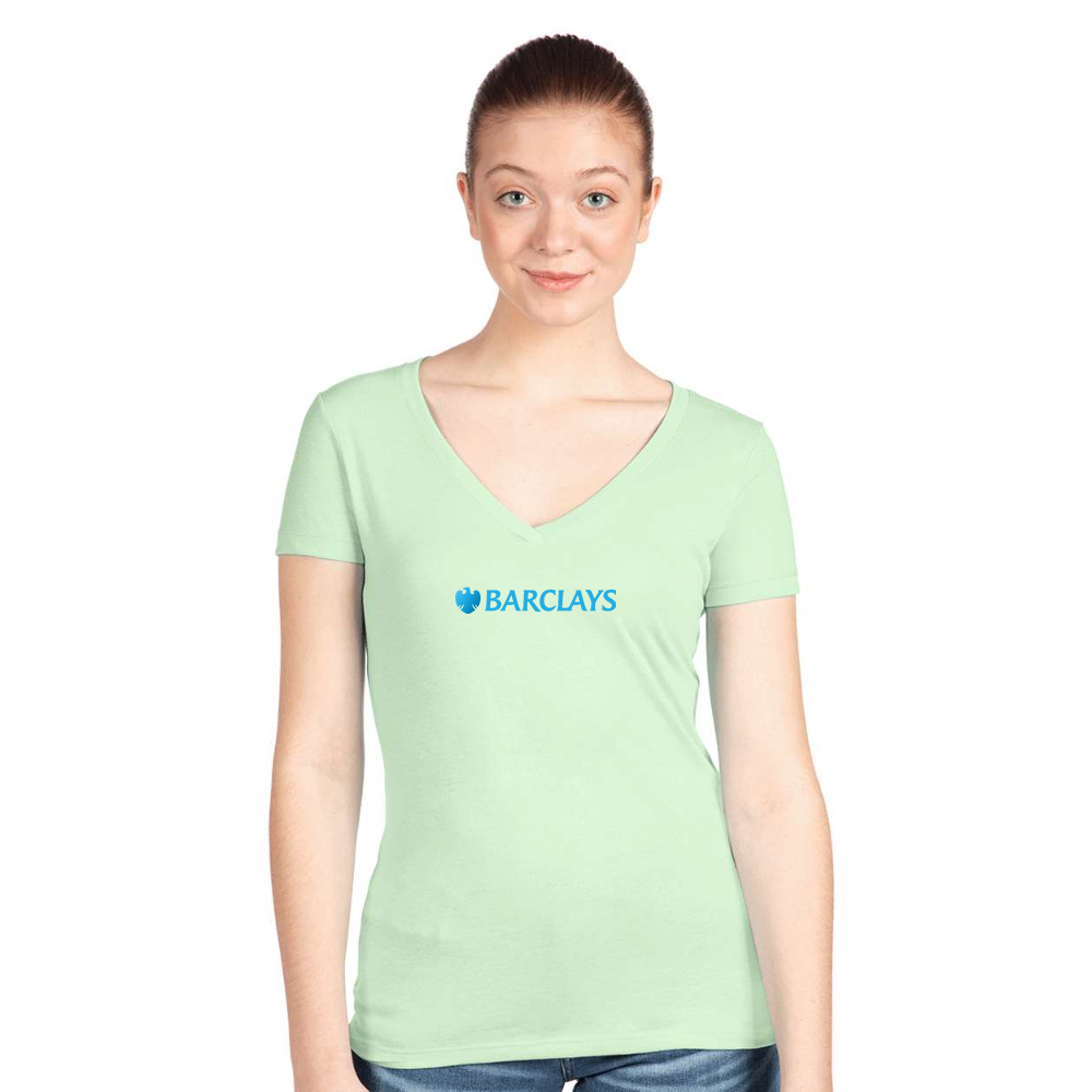 Women's Barclays  Next Level V-Neck T-Shirt