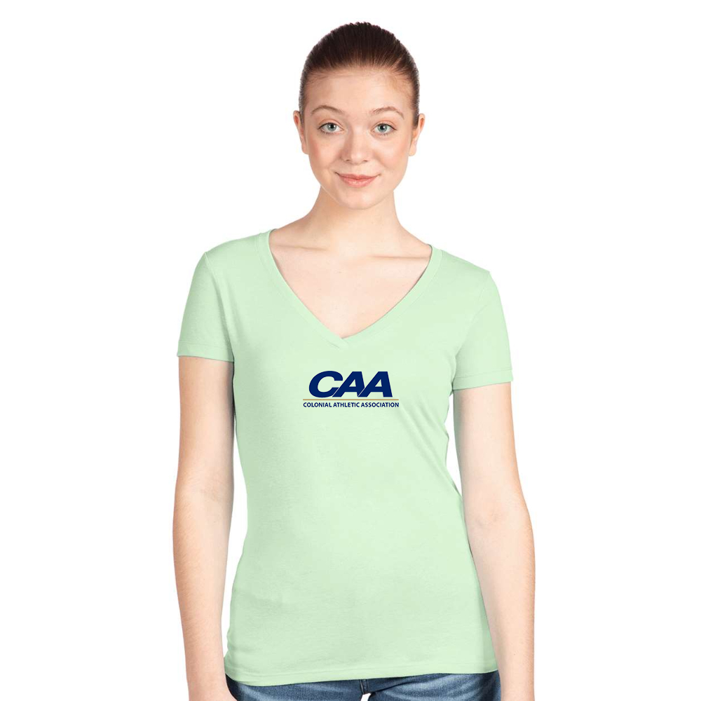 Women's Colonial Athletic Association Next Level V-Neck T-Shirt