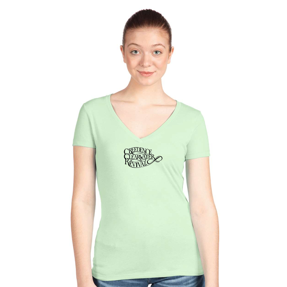 Women's Creedence Clearwater Revival Next Level V-Neck T-Shirt